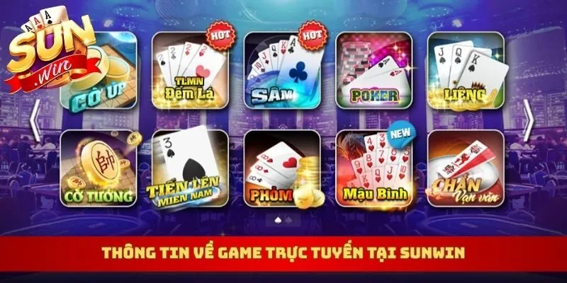Thông tin về game trực tuyến tại Sunwin