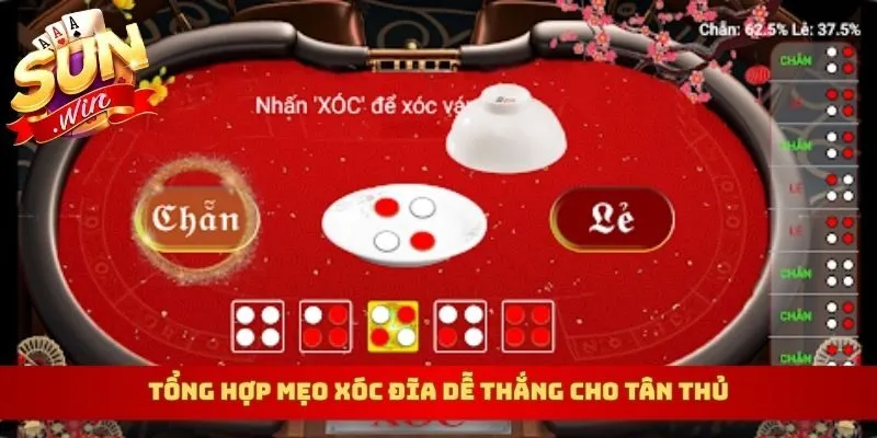 Tổng hợp mẹo xóc đĩa dễ thắng cho tân thủ