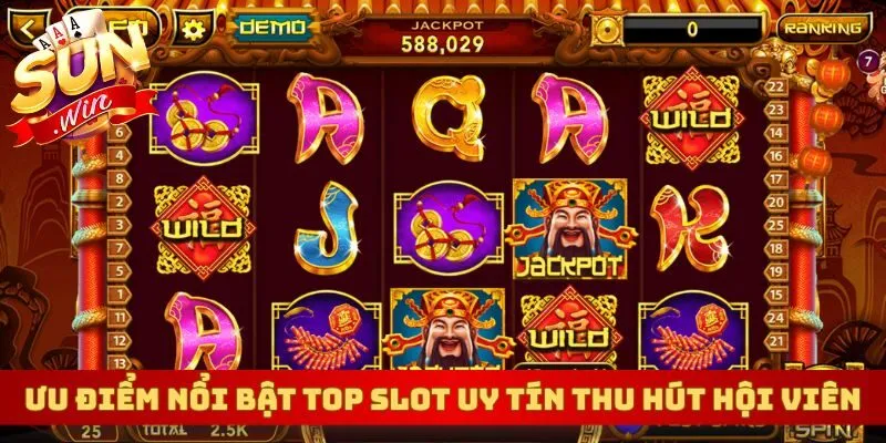 Ưu điểm nổi bật top slot uy tín thu hút hội viên